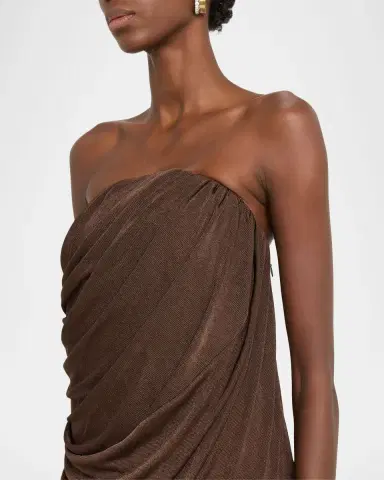 ANNA QUAN Zella Draped Strapless Dress | Thumbnail 9 ANNA QUAN Zella Draped Strapless Dress | Thumbnail 9