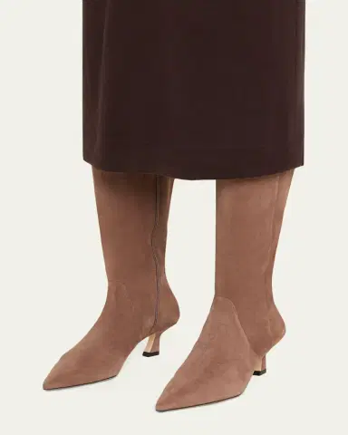 Stuart Weitzman 50mm Vinnie Suede Knee-High Boots | Thumbnail 3 Stuart Weitzman 50mm Vinnie Suede Knee-High Boots | Thumbnail 3