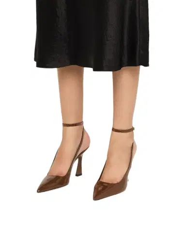 Stuart Weitzman Vinnie Patent Leather Ankle-Strap Pumps | Thumbnail 1 Stuart Weitzman Vinnie Patent Leather Ankle-Strap Pumps | Thumbnail 1
