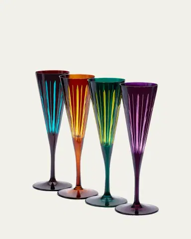 L'Objet Prism 6 oz. Champagne Flutes, Set of 4 | Thumbnail 2 L'Objet Prism 6 oz. Champagne Flutes, Set of 4 | Thumbnail 2