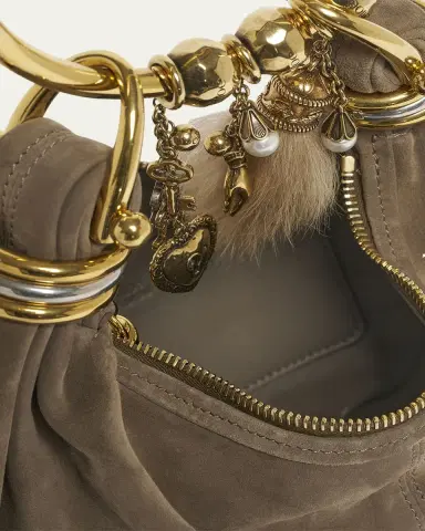 Chloé Bracelet Hobo Bag in Suede | Thumbnail 7 Chloé Bracelet Hobo Bag in Suede | Thumbnail 7