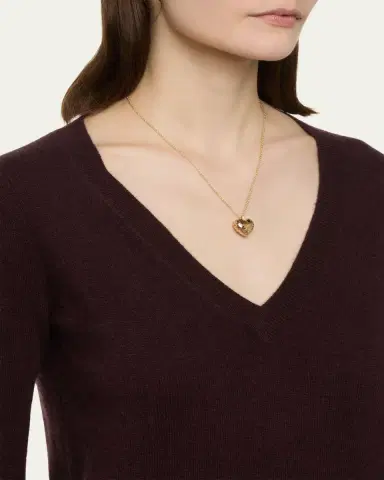 Sydney Evan Puffy Icon Heart Pendant Necklace | Thumbnail 2 Sydney Evan Puffy Icon Heart Pendant Necklace | Thumbnail 2