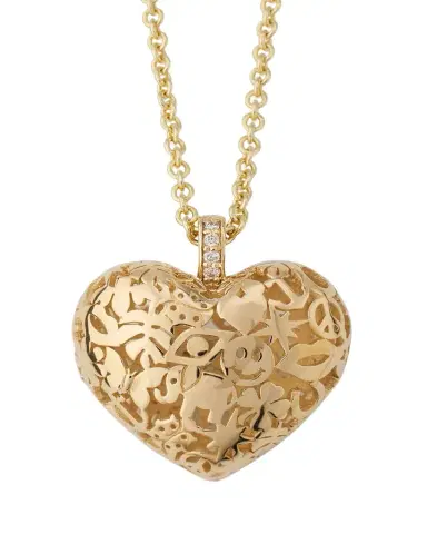 Sydney Evan Puffy Icon Heart Pendant Necklace | Thumbnail 1 Sydney Evan Puffy Icon Heart Pendant Necklace | Thumbnail 1