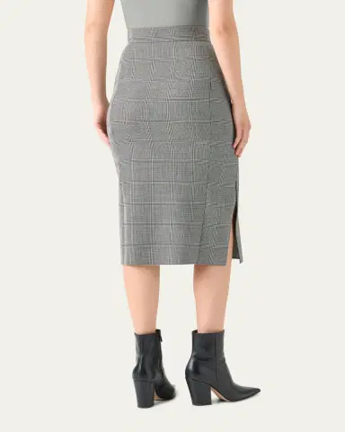 Akris Prince of Wales Check Pencil Skirt | Thumbnail 3 Akris Prince of Wales Check Pencil Skirt | Thumbnail 3