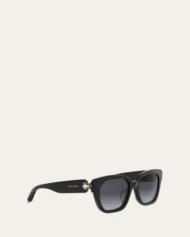 BVLGARI Serpenti Forever 55mm Acetate Butterfly Sunglasses | Thumbnail 5 BVLGARI Serpenti Forever 55mm Acetate Butterfly Sunglasses | Thumbnail 5