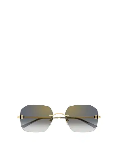 Cartier Classic Décor C Square Rimless Metal Sunglasses | Thumbnail 1 Cartier Classic Décor C Square Rimless Metal Sunglasses | Thumbnail 1