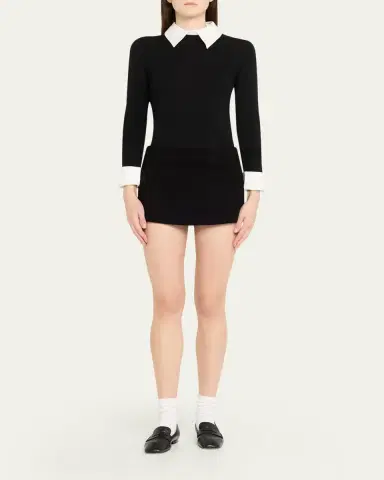 ALICE + OLIVIA Porla Collared Sweater | Thumbnail 2 ALICE + OLIVIA Porla Collared Sweater | Thumbnail 2