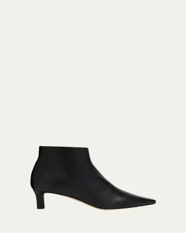 THE ROW Carla Nappa Leather Booties | Thumbnail 6 THE ROW Carla Nappa Leather Booties | Thumbnail 6
