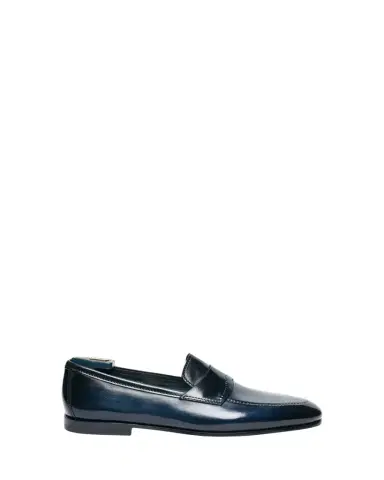 Santoni Men's Meraviglia Solis Leather Penny Loafers | Thumbnail 1 Santoni Men's Meraviglia Solis Leather Penny Loafers | Thumbnail 1
