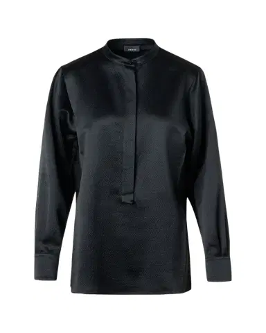 Akris Hammered Silk-Wool Button-Down Shirt | Thumbnail 1 Akris Hammered Silk-Wool Button-Down Shirt | Thumbnail 1