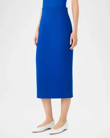 Akris Wool Crepe Midi Pencil Skirt | Thumbnail 12 Akris Wool Crepe Midi Pencil Skirt | Thumbnail 12