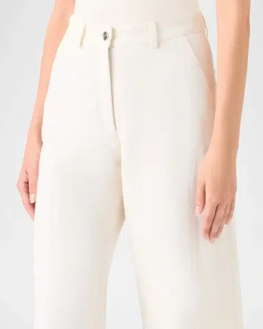 Akris Finn Cotton-Linen Gabardine Wide-Leg Pants | Thumbnail 9 Akris Finn Cotton-Linen Gabardine Wide-Leg Pants | Thumbnail 9