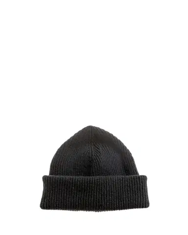 Inverni Men's Cashmere Rib Fold-Over Brim Beanie Hat | Thumbnail 1 Inverni Men's Cashmere Rib Fold-Over Brim Beanie Hat | Thumbnail 1