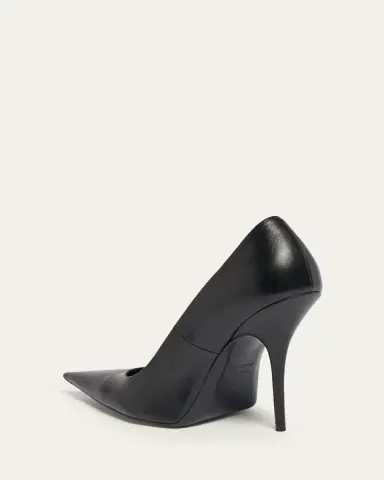 Balenciaga 90mm Avenue Leather Pointed-Toe Pumps | Thumbnail 4 Balenciaga 90mm Avenue Leather Pointed-Toe Pumps | Thumbnail 4