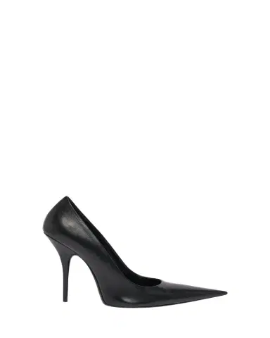 Balenciaga 90mm Avenue Leather Pointed-Toe Pumps | Thumbnail 1 Balenciaga 90mm Avenue Leather Pointed-Toe Pumps | Thumbnail 1