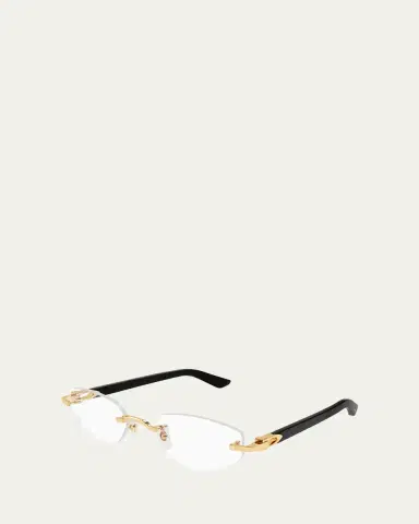 Cartier Metal Cat-Eye Optical Frames | Thumbnail 2 Cartier Metal Cat-Eye Optical Frames | Thumbnail 2