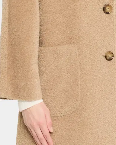 Cinzia Rocca Long Notch Collar Coat | Thumbnail 4 Cinzia Rocca Long Notch Collar Coat | Thumbnail 4