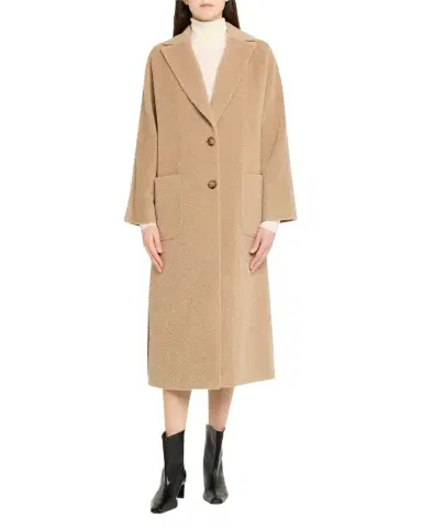 Cinzia Rocca Long Notch Collar Coat | Thumbnail 1 Cinzia Rocca Long Notch Collar Coat | Thumbnail 1