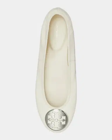 Tory Burch Reva Travel Leather Ballet Flats | Thumbnail 4 Tory Burch Reva Travel Leather Ballet Flats | Thumbnail 4