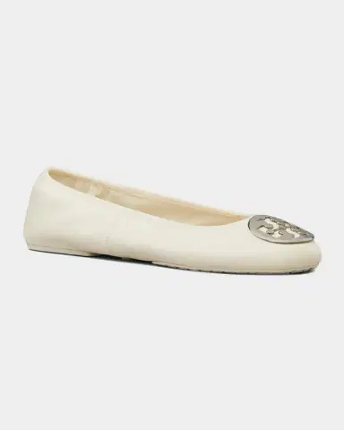 Tory Burch Reva Travel Leather Ballet Flats | Thumbnail 5 Tory Burch Reva Travel Leather Ballet Flats | Thumbnail 5