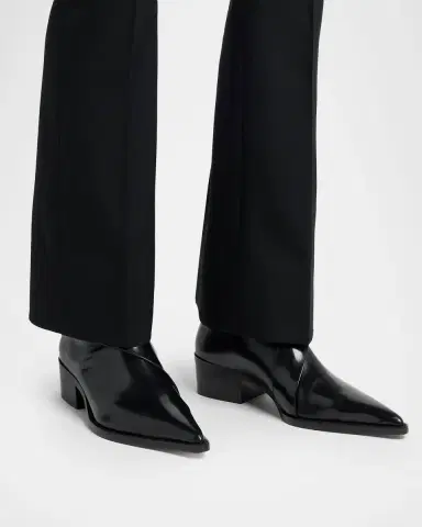 McQueen Men 's Leather Buckle-Strap Zip Ankle Boots | Thumbnail 6 McQueen Men 's Leather Buckle-Strap Zip Ankle Boots | Thumbnail 6