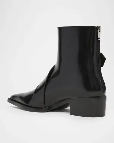 McQueen Men 's Leather Buckle-Strap Zip Ankle Boots | Thumbnail 8 McQueen Men 's Leather Buckle-Strap Zip Ankle Boots | Thumbnail 8