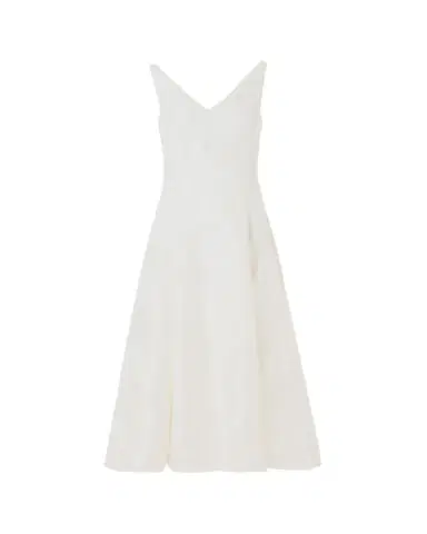 Akris Lacquered Sea Faille Sleeveless Midi Dress | Thumbnail 1 Akris Lacquered Sea Faille Sleeveless Midi Dress | Thumbnail 1