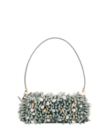 Cult Gaia Perla Beaded Leather Shoulder Bag | Thumbnail 1 Cult Gaia Perla Beaded Leather Shoulder Bag | Thumbnail 1