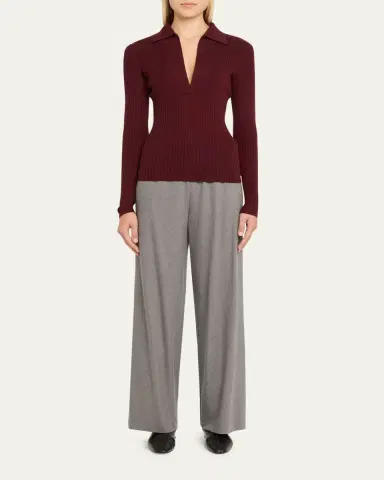 MARIA MCMANUS Bias-Cut Wide-Leg Trousers | Thumbnail 2 MARIA MCMANUS Bias-Cut Wide-Leg Trousers | Thumbnail 2