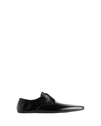 Balenciaga Men's Hyperflat Leather Square-Toe Derby Shoes | Thumbnail 1 Balenciaga Men's Hyperflat Leather Square-Toe Derby Shoes | Thumbnail 1