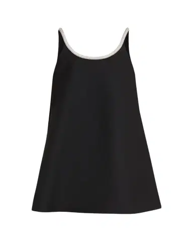 RÓHE Crystal Appliqué A-Line Mini Dress | Thumbnail 1 RÓHE Crystal Appliqué A-Line Mini Dress | Thumbnail 1