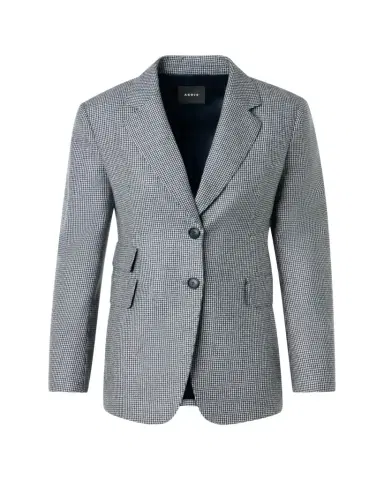 Akris Arie Cashmere Pepita Houndstooth Single-Breasted Jacket | Thumbnail 1 Akris Arie Cashmere Pepita Houndstooth Single-Breasted Jacket | Thumbnail 1
