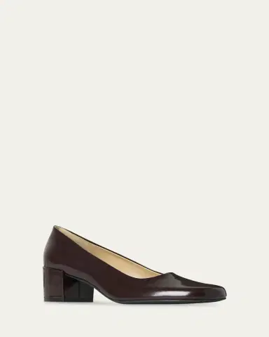 The Row Penelope Leather Pumps | Thumbnail 2 The Row Penelope Leather Pumps | Thumbnail 2