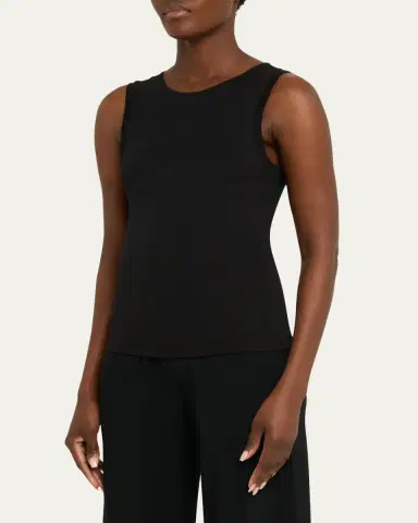 ÉTERNE Sleeveless Crewneck Top | Thumbnail 9 ÉTERNE Sleeveless Crewneck Top | Thumbnail 9
