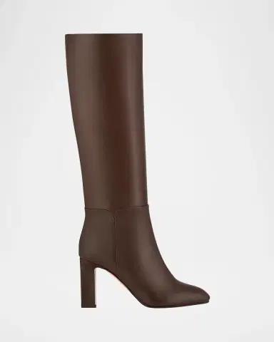 Aquazzura 85mm Sellier Block-Heel Knee-High Boots | Thumbnail 2 Aquazzura 85mm Sellier Block-Heel Knee-High Boots | Thumbnail 2