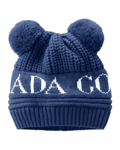 Canada Goose Kid's Double Pompom Beanie Hat | Thumbnail 1 Canada Goose Kid's Double Pompom Beanie Hat | Thumbnail 1
