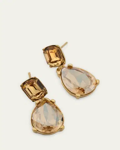 Oscar de la Renta Crystal Drop Earrings | Thumbnail 3 Oscar de la Renta Crystal Drop Earrings | Thumbnail 3