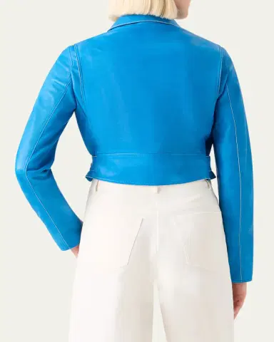 Akris Avril Cropped Nappa Leather Jacket | Thumbnail 3 Akris Avril Cropped Nappa Leather Jacket | Thumbnail 3