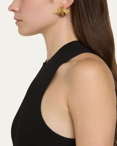 Oscar de la Renta Bee Stud Earrings | Thumbnail 2 Oscar de la Renta Bee Stud Earrings | Thumbnail 2