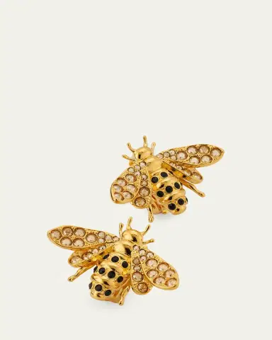 Oscar de la Renta Bee Stud Earrings | Thumbnail 3 Oscar de la Renta Bee Stud Earrings | Thumbnail 3