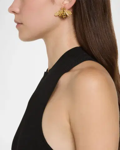 Oscar de la Renta Bee Stud Earrings | Thumbnail 5 Oscar de la Renta Bee Stud Earrings | Thumbnail 5