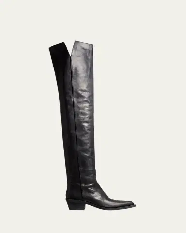 Khaite Clive Calfskin Over-The-Knee Boots | Thumbnail 5 Khaite Clive Calfskin Over-The-Knee Boots | Thumbnail 5
