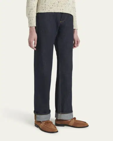 Bottega Veneta Astaire Suede Shearling-Lined Knot Loafers | Thumbnail 2 Bottega Veneta Astaire Suede Shearling-Lined Knot Loafers | Thumbnail 2