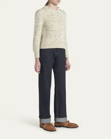 Bottega Veneta Astaire Suede Shearling-Lined Knot Loafers | Thumbnail 3 Bottega Veneta Astaire Suede Shearling-Lined Knot Loafers | Thumbnail 3
