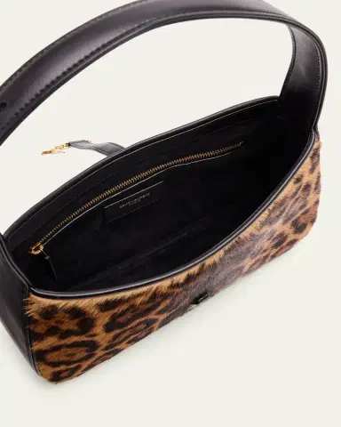 Saint Laurent Le 5 A 7 Shoulder Bag in Leopard-Print Calf Hair | Thumbnail 4 Saint Laurent Le 5 A 7 Shoulder Bag in Leopard-Print Calf Hair | Thumbnail 4