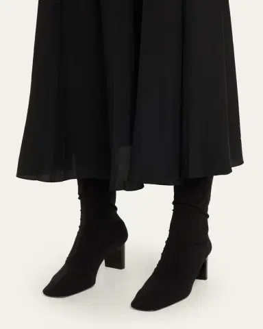 THE ROW Felice Stretch Neoprene Boots | Thumbnail 2 THE ROW Felice Stretch Neoprene Boots | Thumbnail 2
