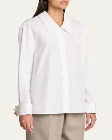 Loewe Cuff-Link Button-Down Shirt | Thumbnail 4 Loewe Cuff-Link Button-Down Shirt | Thumbnail 4