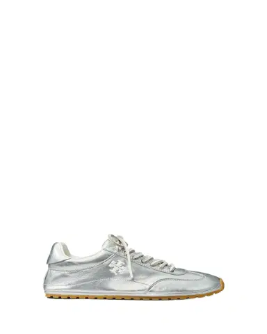 Tory Burch Field Metallic Leather Low-Top Sneakers | Thumbnail 1 Tory Burch Field Metallic Leather Low-Top Sneakers | Thumbnail 1