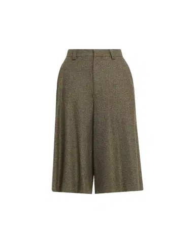 Loro Piana Drake Cashmere-Wool Wide-Leg Bermuda Trousers | Thumbnail 1 Loro Piana Drake Cashmere-Wool Wide-Leg Bermuda Trousers | Thumbnail 1