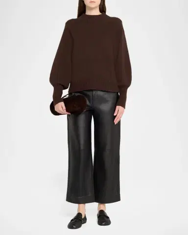 Proenza Schouler Silo Large Shearling Clutch Bag | Thumbnail 7 Proenza Schouler Silo Large Shearling Clutch Bag | Thumbnail 7